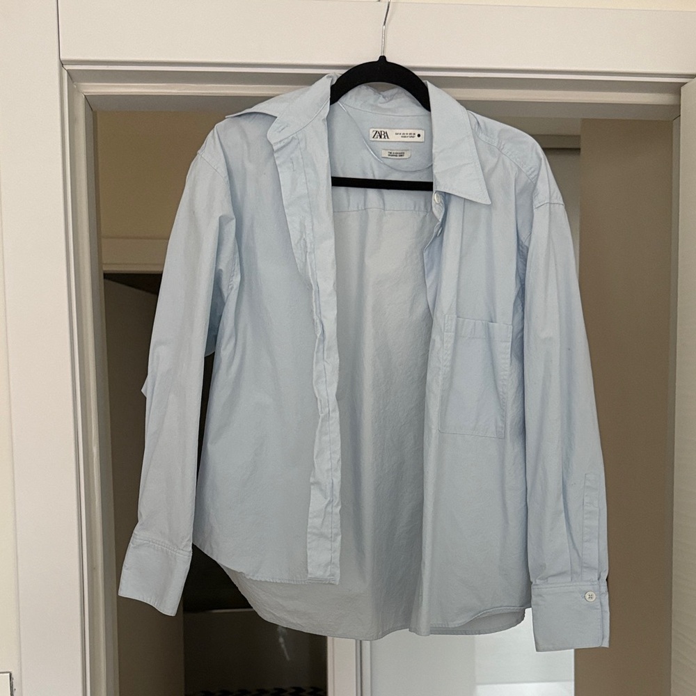 Zara Button Down Blouse